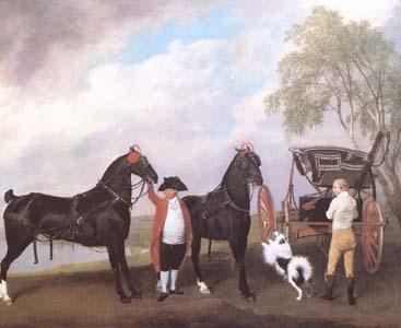 STUBBS, George The Prince of Wales' Phaeton (mk25) china oil painting image